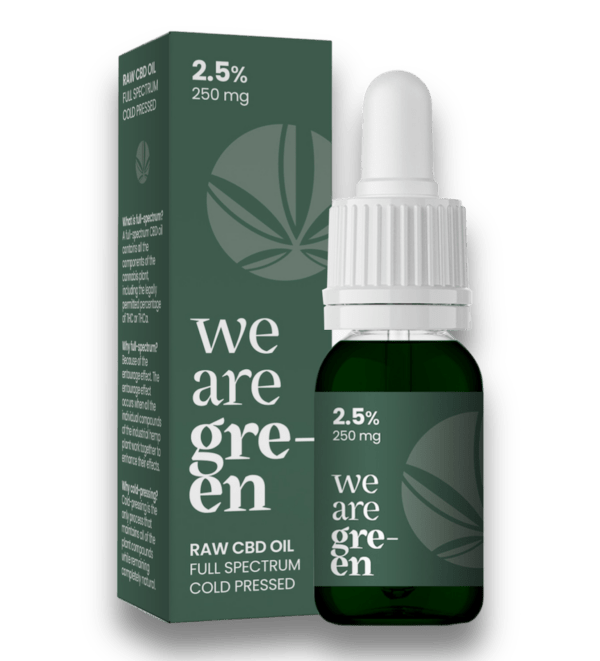 2.5% Raw CBD Oil